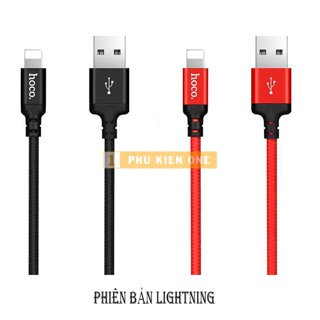 Cáp sạc nhanh bọc dù Hoco X14 chính hãng