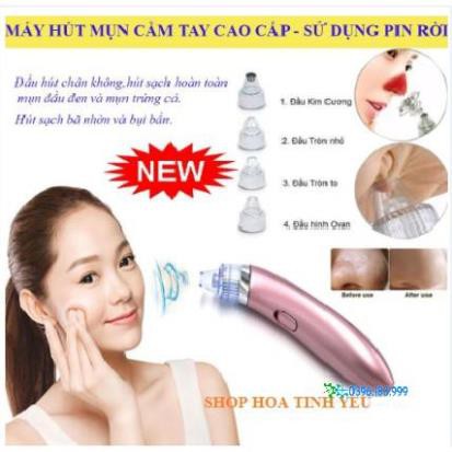 Máy hút mụn cầm tay siêu mạnh,BEAUTY SKIN CARE XN8030,hút mụn đầu đen mini giúp hút sạch mụn cám,mụn đầu đen dễ dàng