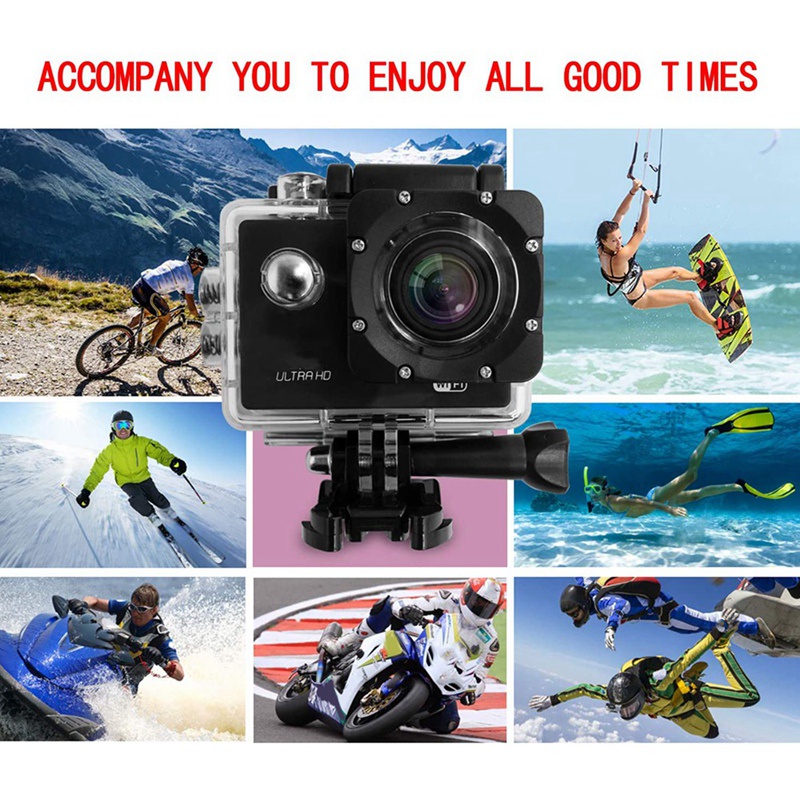 Camera hành trình độ phân giải 1080P 12MP Ultra Full HD WiFi 30M/98Ft 140 độ
 | BigBuy360 - bigbuy360.vn