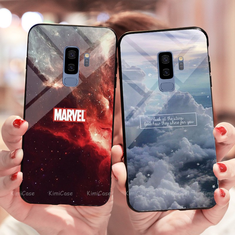 Ốp Samsung Galaxy s9, s9+, note9, a8star(a9star), a10, a10s, a80/a90 lưng kính cường lực cao cấp