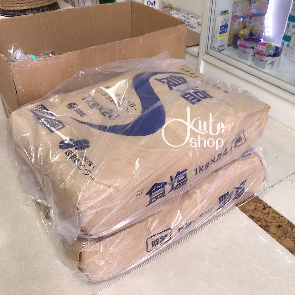 Muối tinh khiết  Nagasaki nội địa Nhật gói 1kg