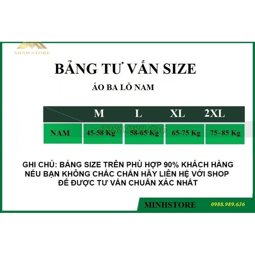 [HÀNG VNXK]  - ÁO BA LỖ LƯỚI NAM THÔNG HƠI CO DÃN 4 CHIỀU - MS66