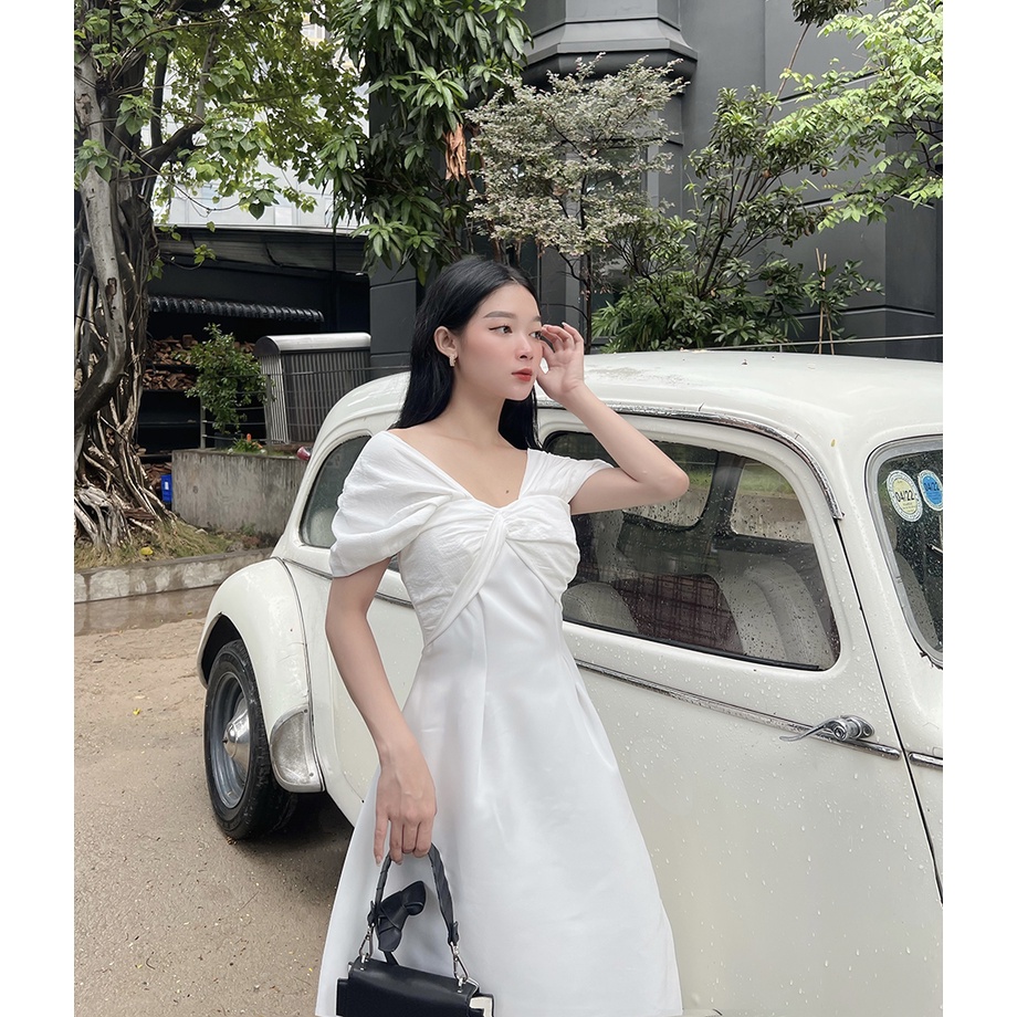 BBSTORE'S Đầm Xoè Dự Tiệc Phối Trễ Vai - TK212