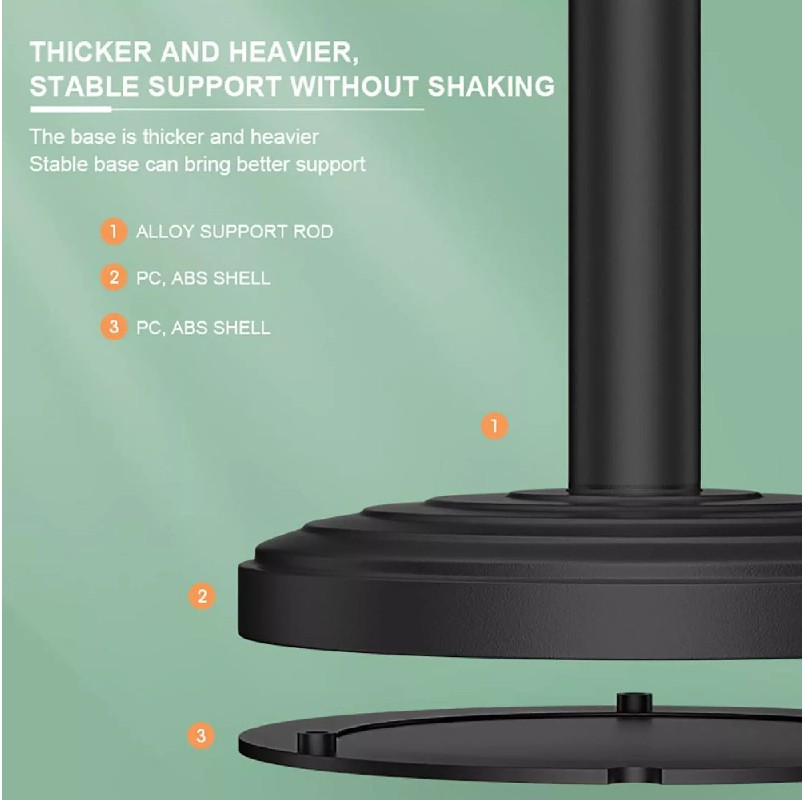 Giá Đỡ Điện Thoại Di Động cao cấp xoay 360 độ có điều chỉnh độ cao phù hợp