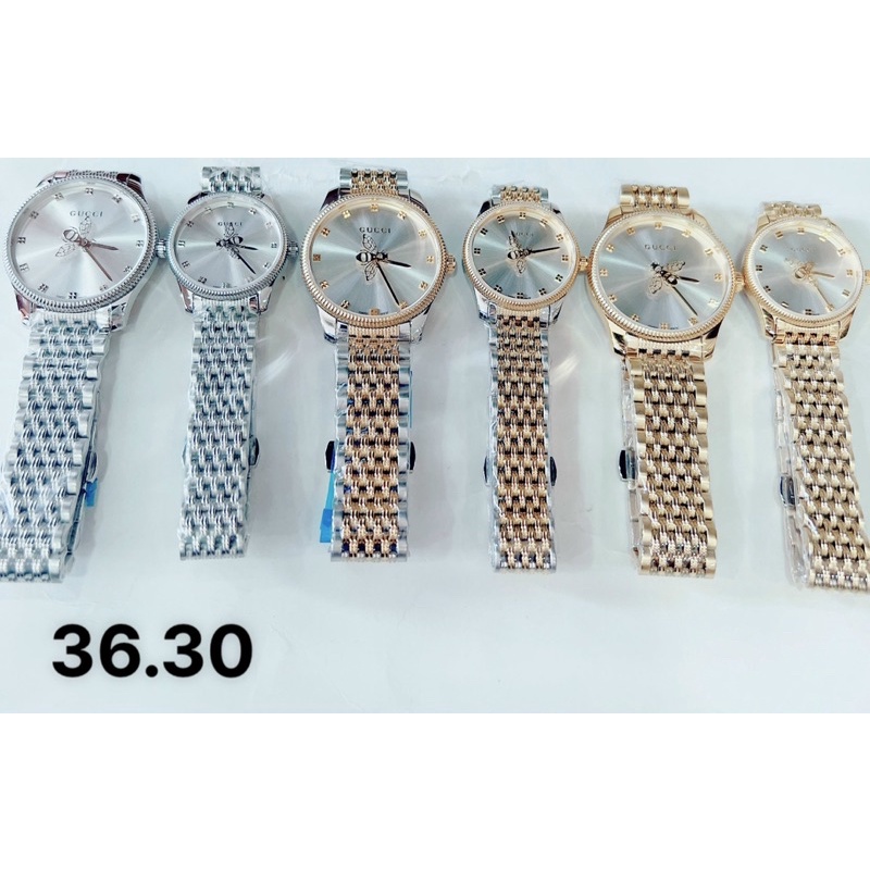 Đồng hồ Gucci nam nữ dây thép con ong