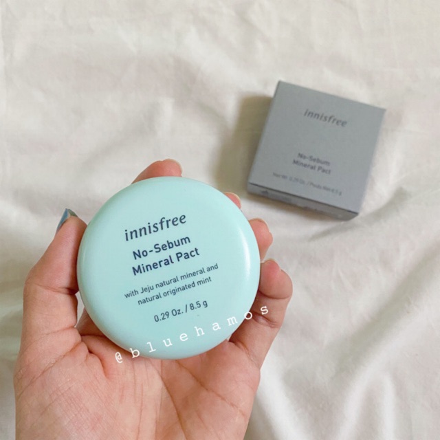 Phấn nén kiềm dầu Innisfree no sebum mineral pact