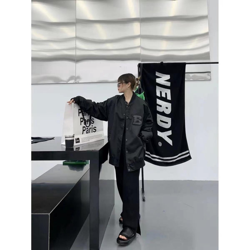 Áo Khoác Bóng Chày Dáng Rộng Đơn Giản Phong Cách Mỹ Hàng Mới Bán Chạy Dành Cho Bạn Nữ