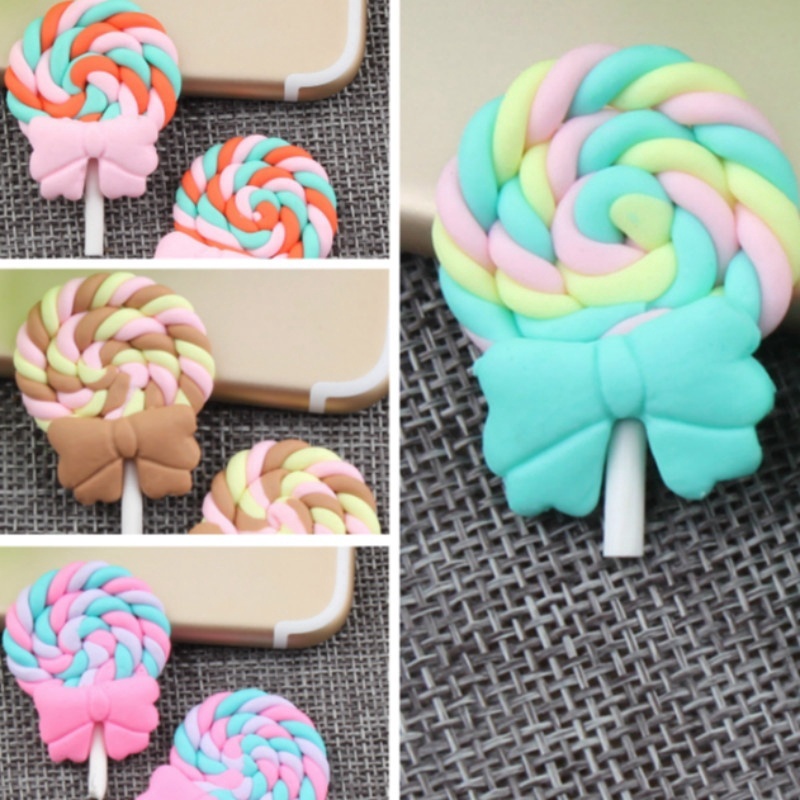 Set 5 Phụ Kiện Đất Sét Nhân Tạo Dễ Thương Trang Trí Sổ Tay