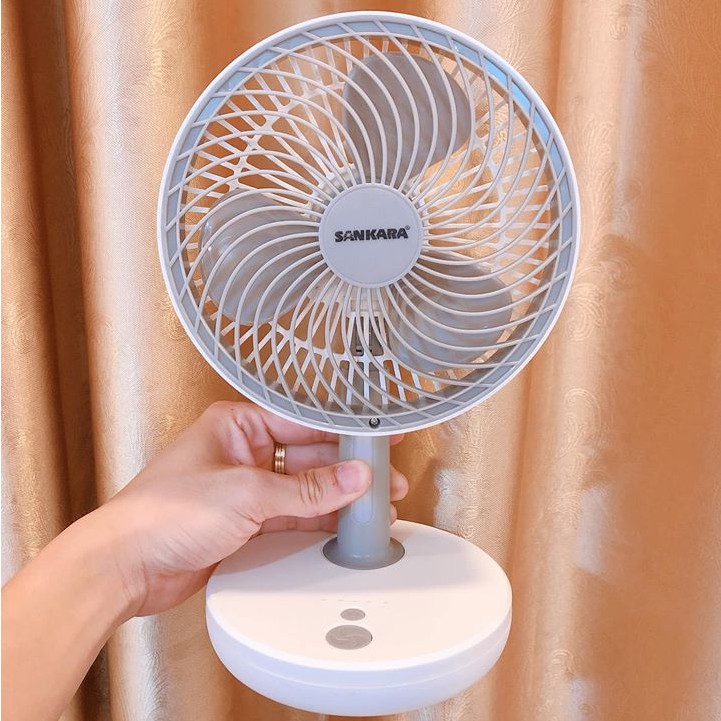 QUẠT SẠC TÍCH ĐIỆN SANKARA [TD- 881] CÓ TÚC NĂNG QUAY ⭐️⭐️⭐️ ( SIÊU GIÁ RẺ ) | BigBuy360 - bigbuy360.vn