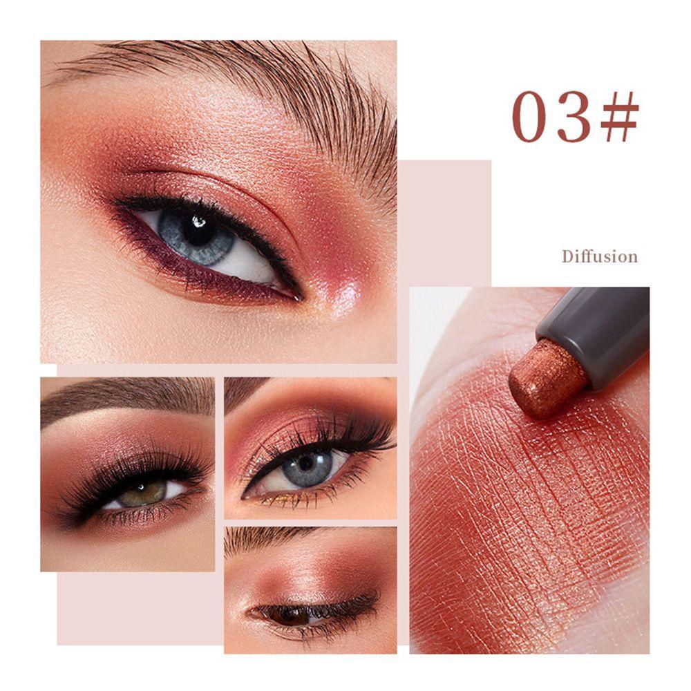 Phấn Mắt Dạng Thỏi Màu Lì / Ánh Kim / Xanh Dương / Hồng Kèm Cọ