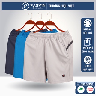 Quần short thể thao nam FASVIN - Q21431.SG vải gió chun mềm mại co giãn