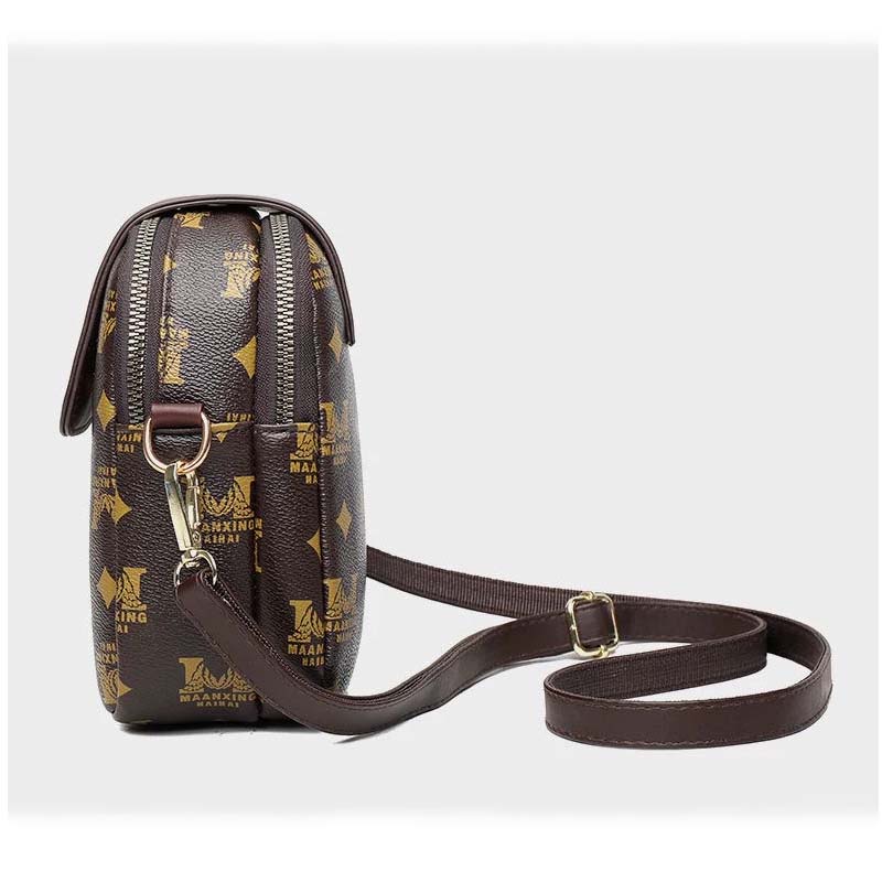 Túi đeo chéo nữ mini đựng điện thoại da mềm phong cách Hàn Quốc