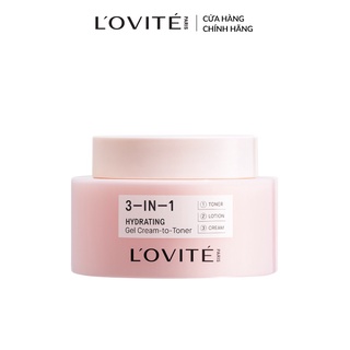 Gel Dưỡng Ẩm L’Ovité 3-in-1 Hydrating Gel Cream-to-Toner 50ml