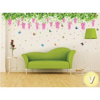Decal dán tường Hoa ti gôn