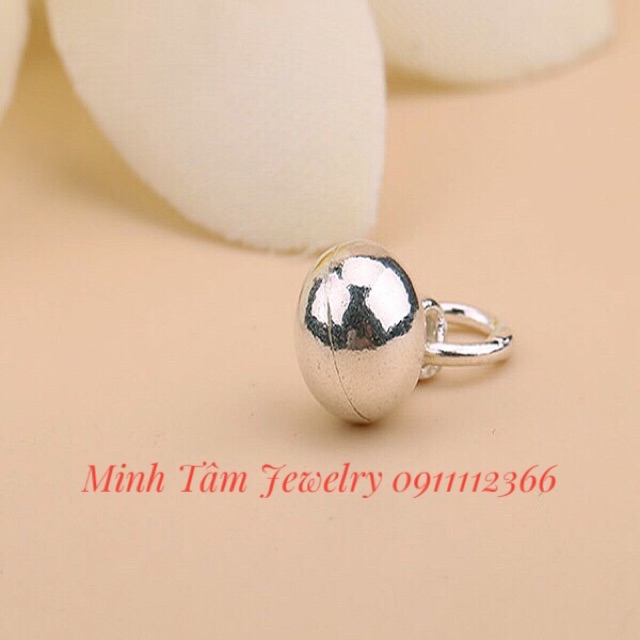 Charm chuông bạc treo