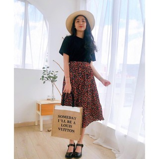 CHÂN VÁY HOA MIDI XINH XẮN