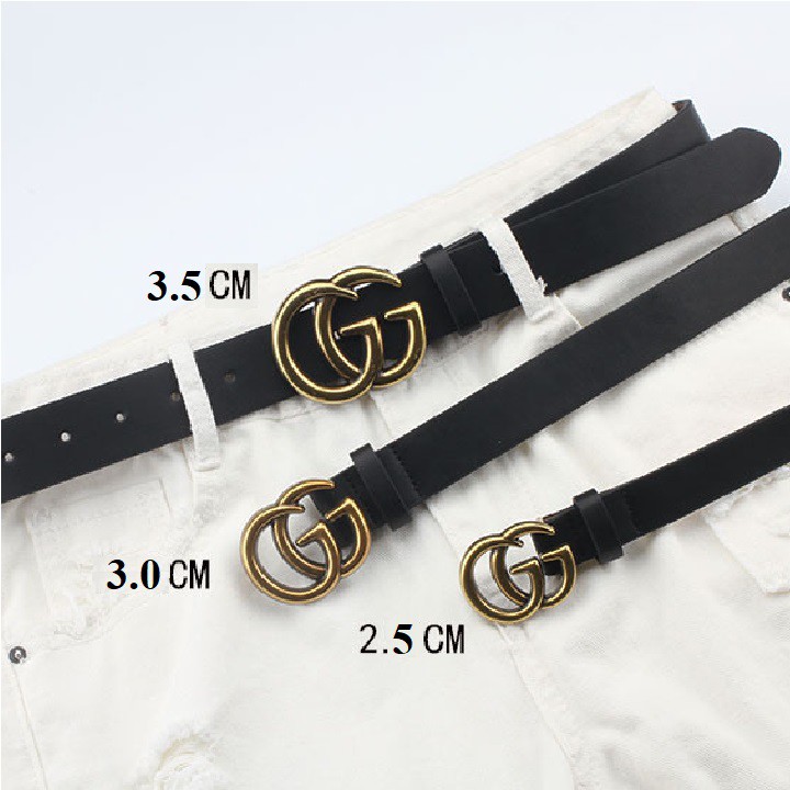 Thắt lưng nữ G đồng - G sáng đủ bản