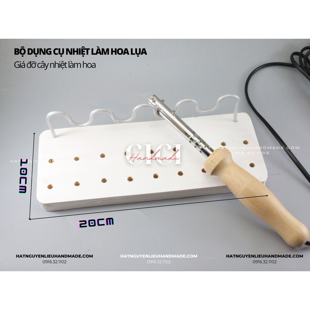 Giá để bộ dụng cụ nhiệt hoa Cici Handmade nguyên liệu DIY hạt đính kết, hạt pha lê hạt cườm đính
