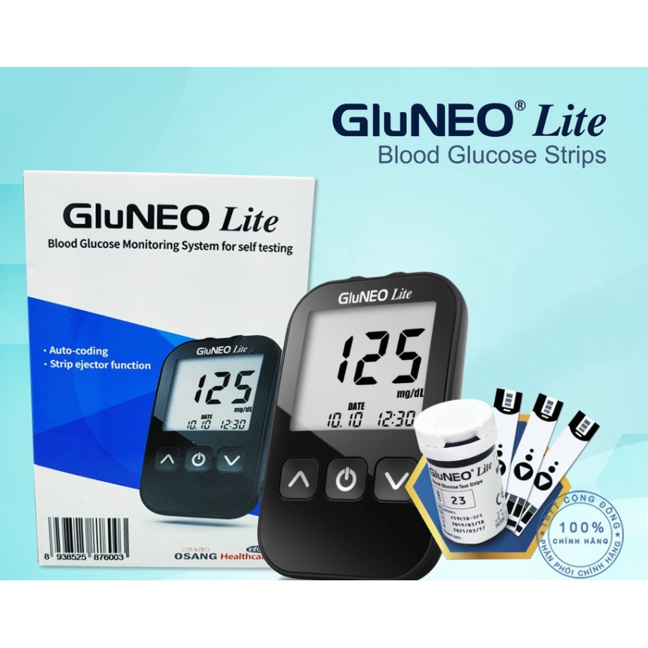 Máy đo đường huyết Gluneo Lite (Quà Km Glucerna)