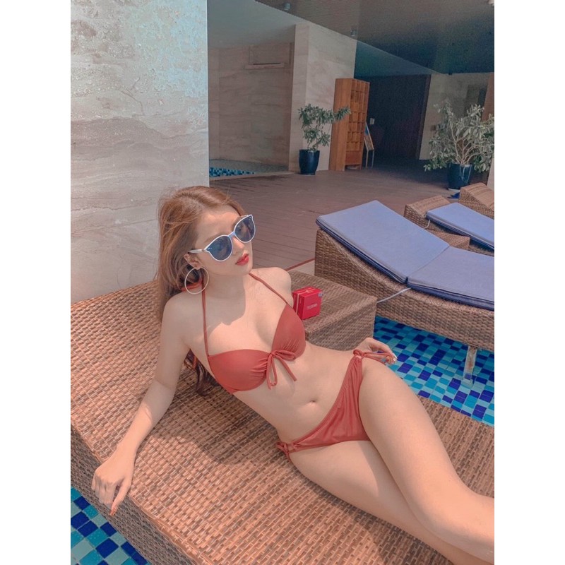[ HÌNH THẬT+ MẪU MẶC] Bikini cam đất đủ kiểu tôn dáng