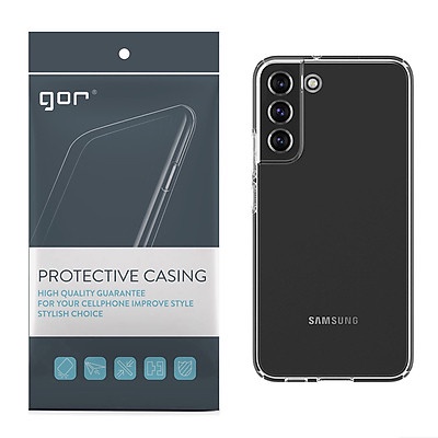 Ốp Lưng Silicon TPU trong suốt GOR cho Samsung Galaxy S22 / S22 Plus / S22 Ultra - Hàng Nhập Khẩu.