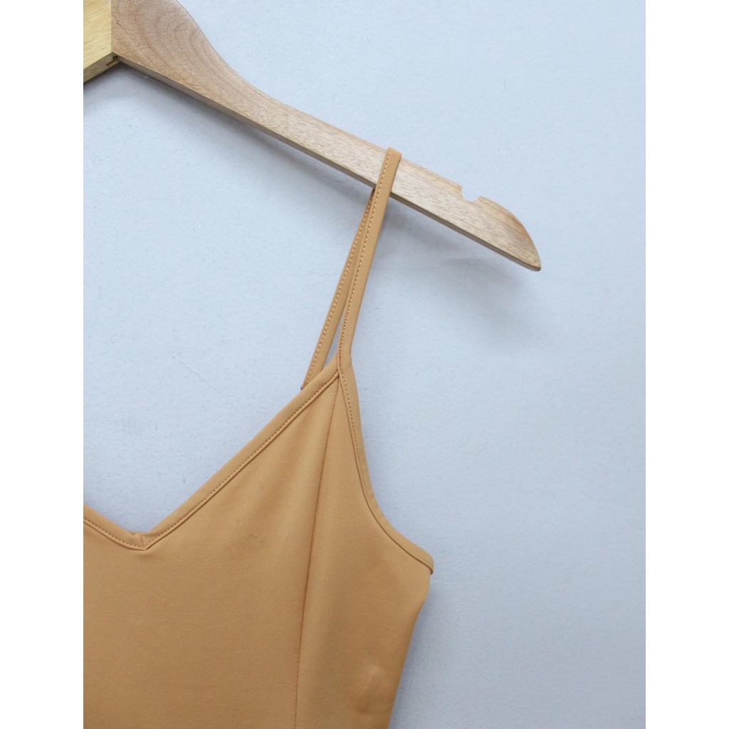 Q8967 - Bodysuit thun 2 dây F21, trơn