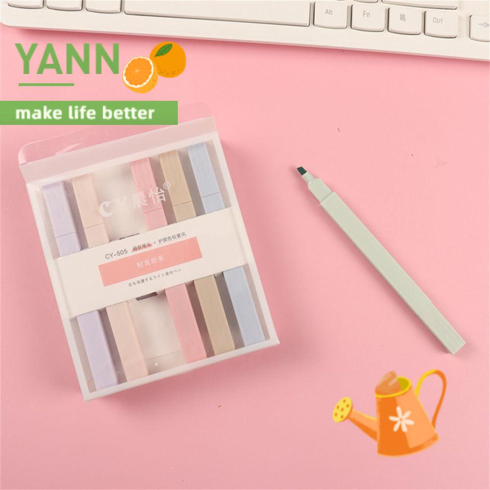 Bộ 6 Bút Dạ Quang Nhiều Màu Sắc Tiện Dụng Cho Học Sinh/ Văn Phòng