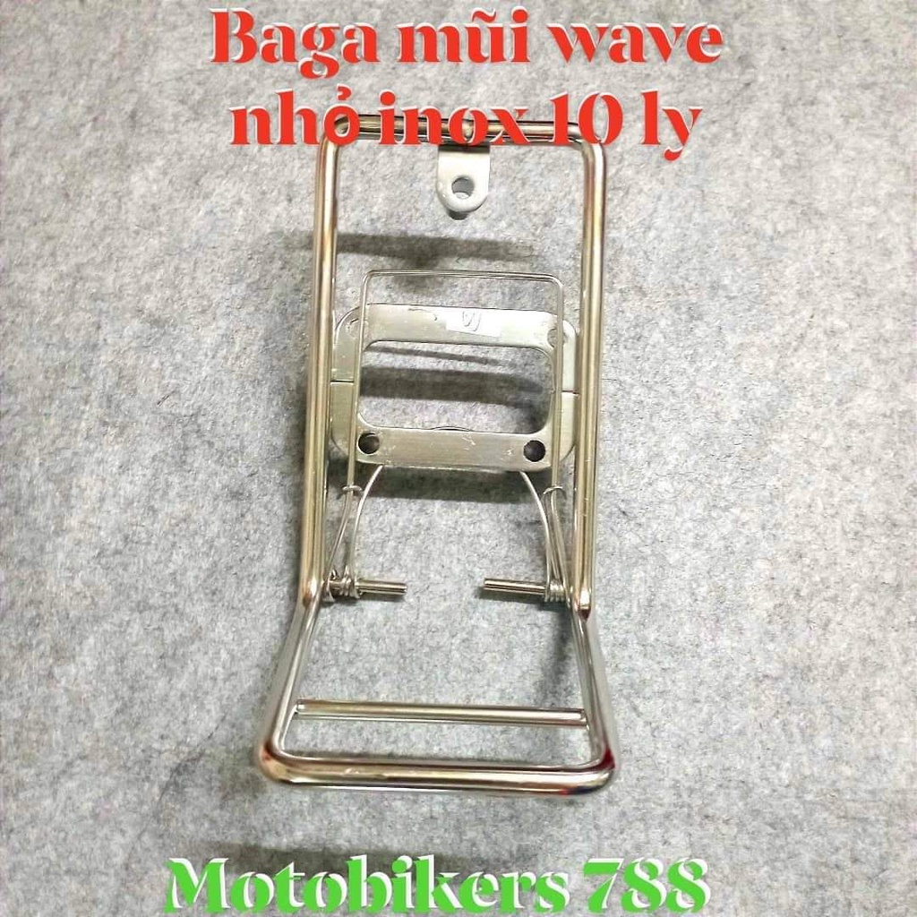 BAGA MŨI WAVE NHỎ KIỂU THÁI INOX