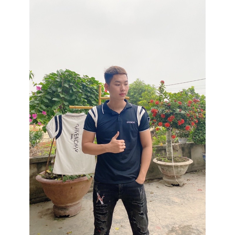 Áo polo gvc đen trắng(video) | BigBuy360 - bigbuy360.vn