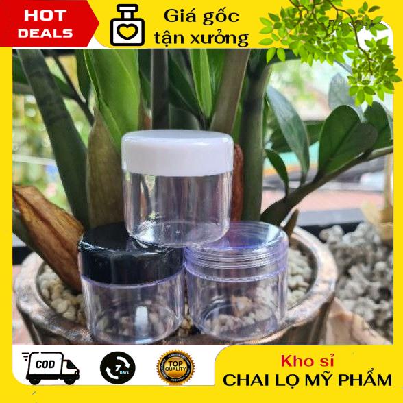 Hủ Đựng Kem ❤ GIÁ TẬN GỐC ❤ [100c] Hủ nhựa trong 30g đựng kem, chiết mỹ phẩm, phụ kiện du lịch