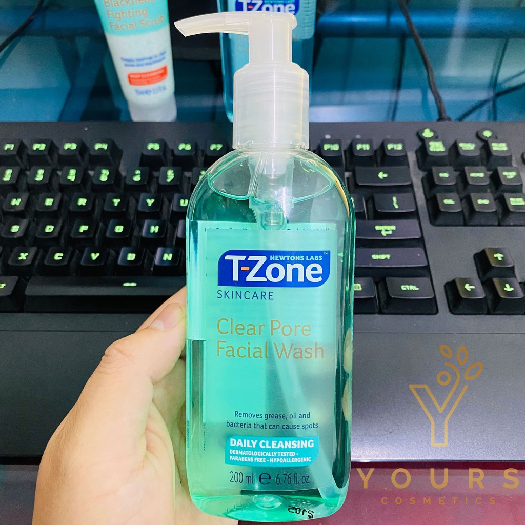 [Đại Lý Chính Thức] Sữa Rửa Mặt Tzone Tràm Trà Dạng Gel Tzone Cho Da Dầu Mụn Clear Pore Facial Wash 200