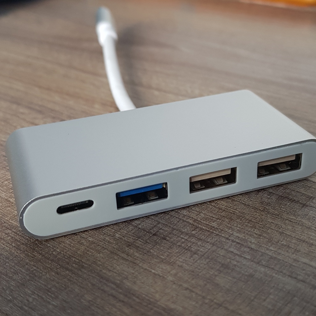 Hub Usb Type-c ra 3 cổng usb 3.0 và 1 cổng sạc PD