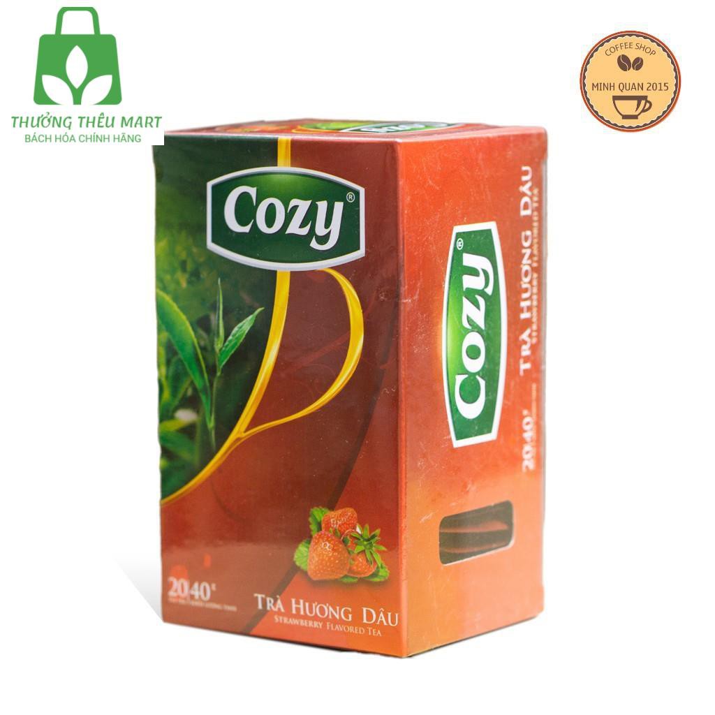 Trà Cozy Túi Lọc Hương Nhài, Sen, Dâu , Đào, Bạc Hà Hộp, Trà Xanh