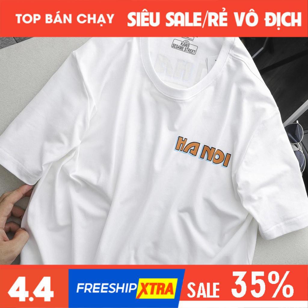 FREESHIP99k mẫu áo unisex chữ hà nội CHẤT VẢI DẦY DẶN SIÊU MỊN