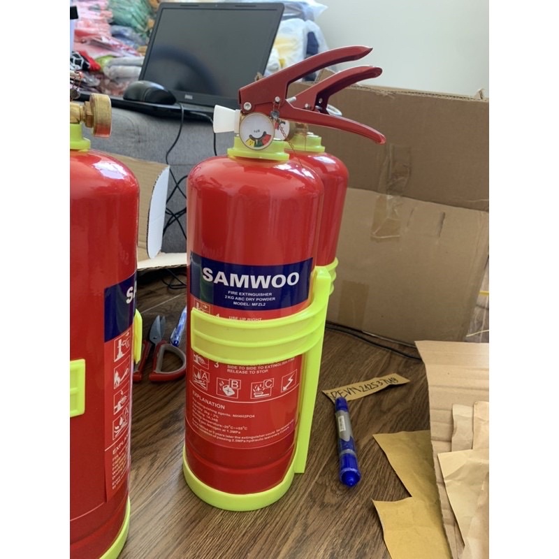 Bình cứu hoả bột 2kg ABC/ Bình chữa cháy chính hãng