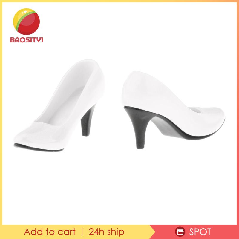[Baosity1] 1 / 6 Giày Cao Gót Thời Trang Nữ Màu Trắng Cho Mô Hình OB OD 12inch