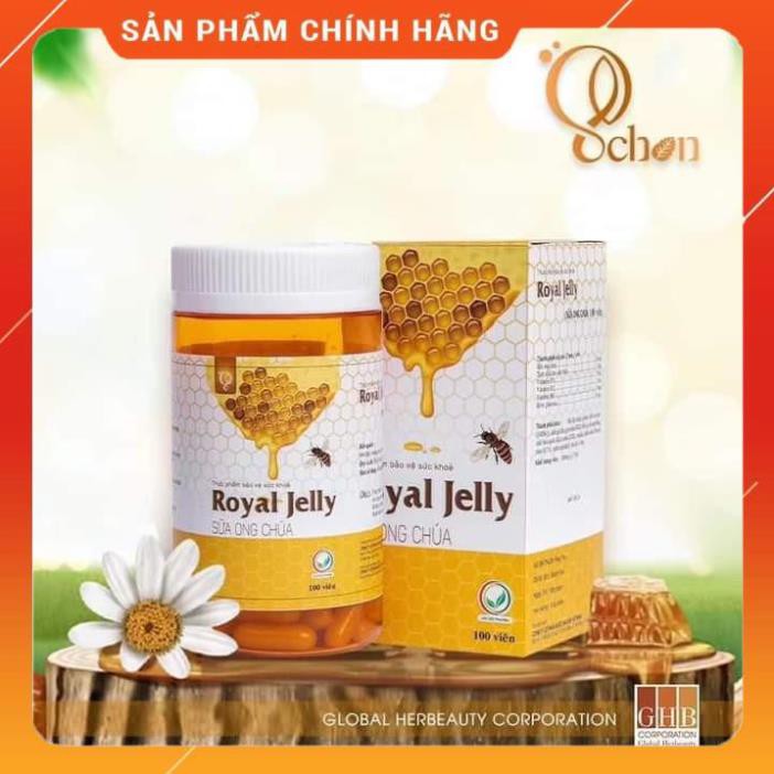 Viên Uống Sữa Ong Chúa Royal Jelly Schon (Sữa ong chúa 100 viên) [Uy Tín+Chính Hãng+Date mới+Mã cào]