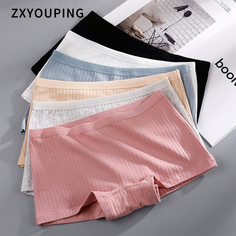 AOFEIQIKE AOFEIQIKE Quần Lót An Toàn Vải Mỏng Không Đường May Thời Trang Mùa Hè 2 Trong 1