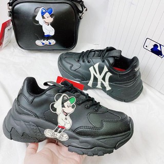 Giày Sneaker chuột Mickey đen