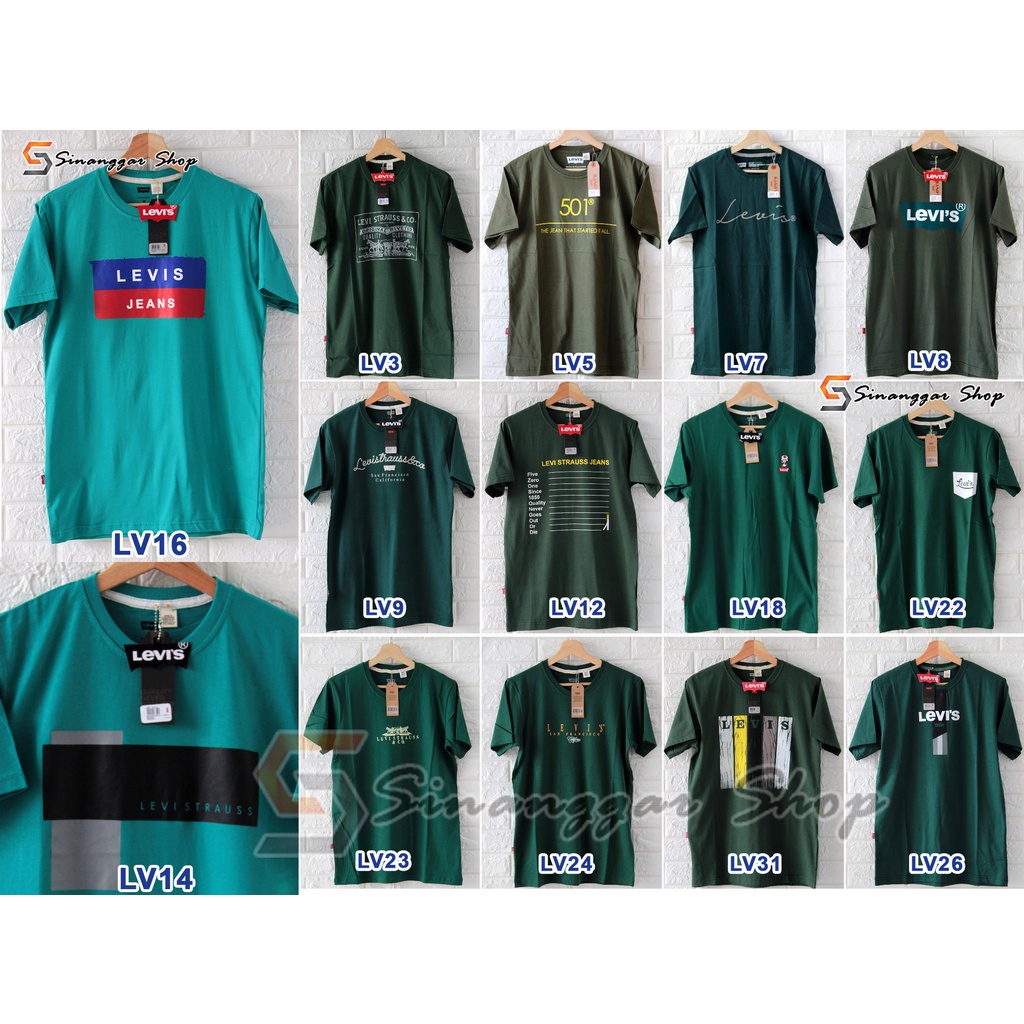 Áo Thun Xanh Lá Levis Nhập Khẩu - Phiên Bản Đặc Biệt - Levis