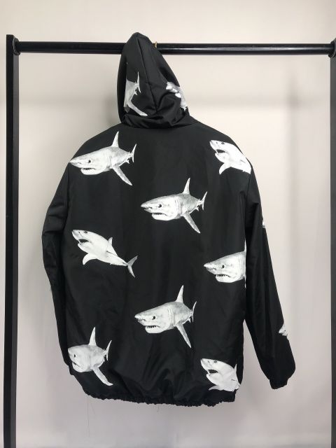 Áo khoác dù nam nữ unisex chống nắng đi mưa nhẹ in hình cá mập cá tính kèm video