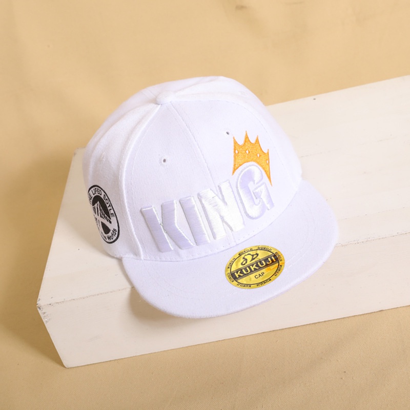 Mũ Lưỡi Trai Thêu Chữ KING Hàn Quốc Thời Trang Cho Bé