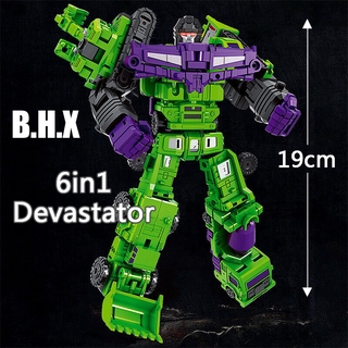 Mô hình đồ chơi xe biến hình rô bốt 6 trong 1 mini