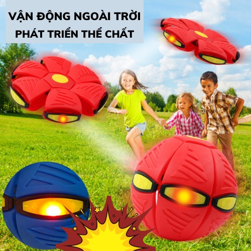 Đồ chơi cho bé Quả bóng ma thuật, đĩa bay biến dạng - Loại tốt nhất có đèn led Bóng biến hình UFO