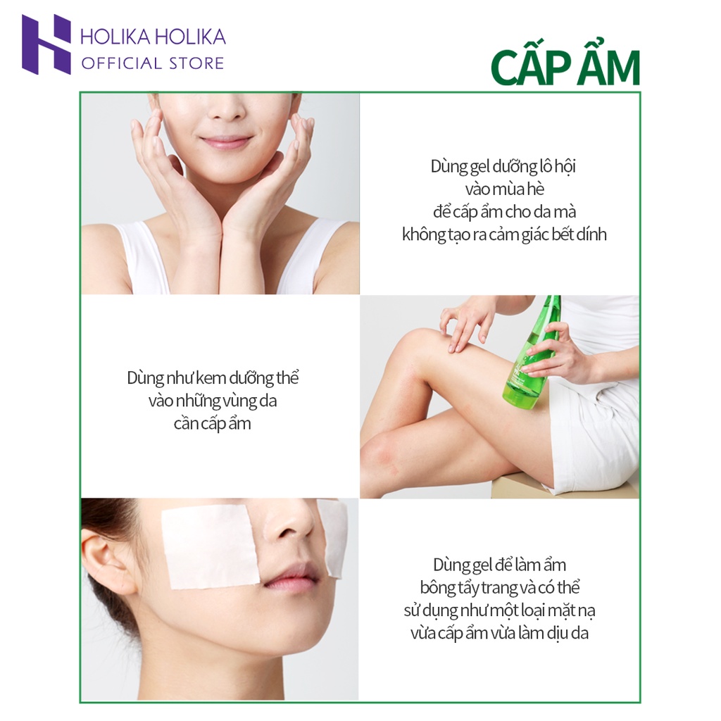 Gel dưỡng ẩm HOLIKA HOLIKA 250ml 99% lô hội làm dịu da | BigBuy360 - bigbuy360.vn