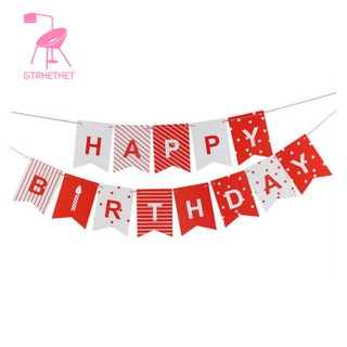 Dải banner chữ Happy Birthday treo tường trang trí sinh nhật