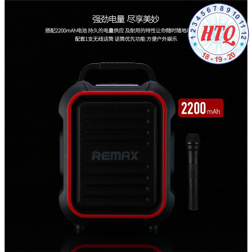 Loa Bluetooth Karaoke ngoài trời Remax RB-X3 + mic không dây