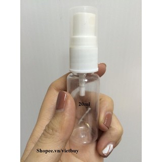 Chai nhựa phun sương 20ml