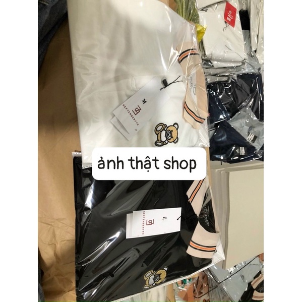 Áo Polo Nam thiết kế, áo polo có cổ ngực thêu gấu đẹp mĩ mãn hàng đẹp l1 | BigBuy360 - bigbuy360.vn