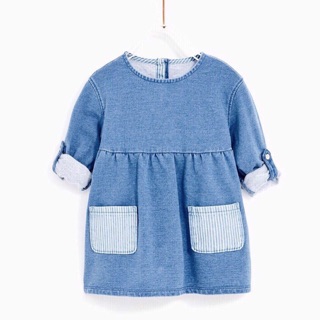 Váy jean Zara bé gái xuất dư